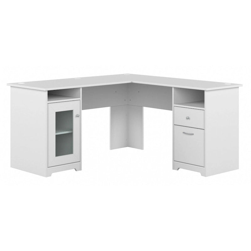 60W L Shaped Computer Desk with Storage