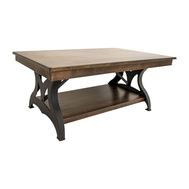 The District Coffee Table, Copper Finish