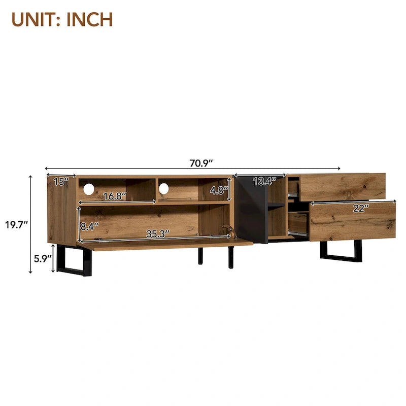 Modern TV Stand for TVs Up to 80 Inches