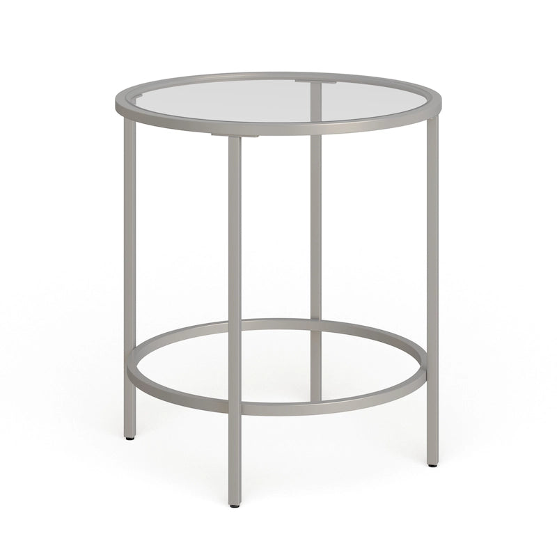 Round Glass Side Table