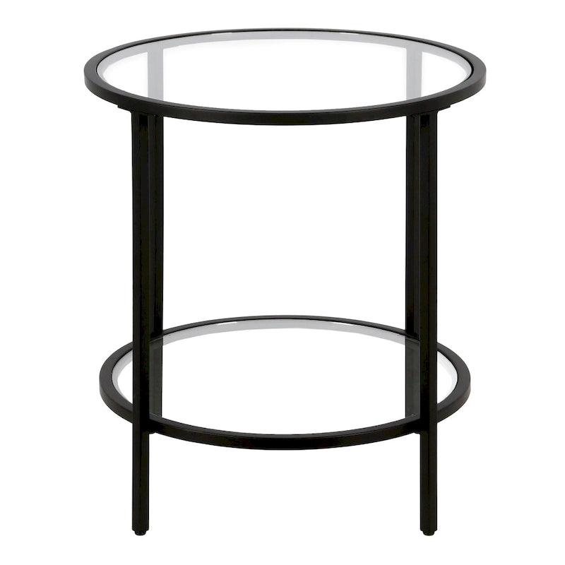 Round Glass Side Table