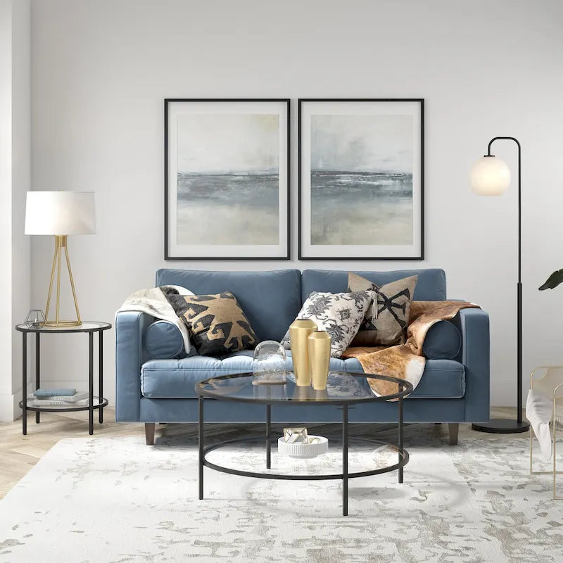Round Glass Side Table
