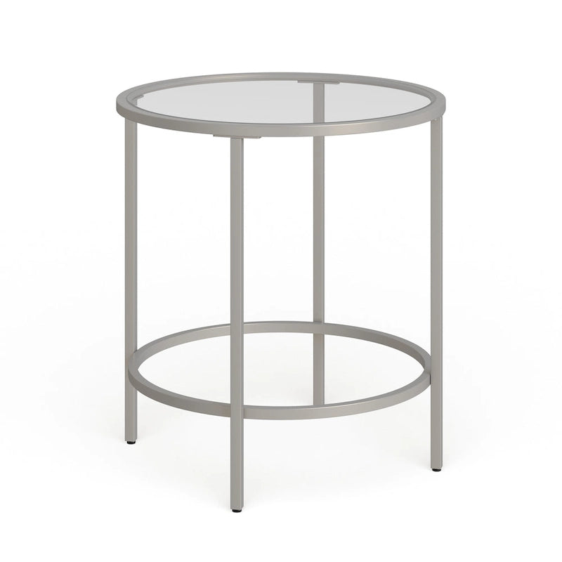 Round Glass Side Table
