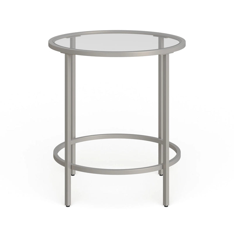 Round Glass Side Table