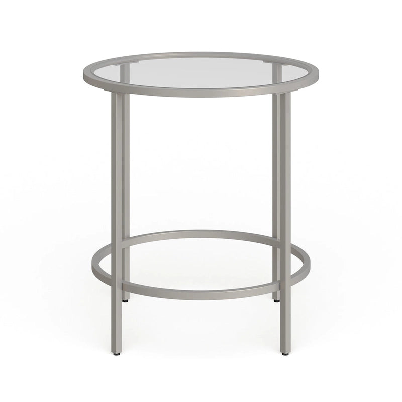 Round Glass Side Table