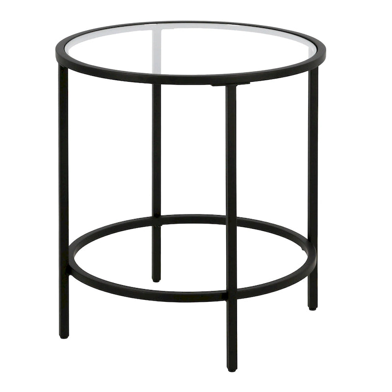 Round Glass Side Table