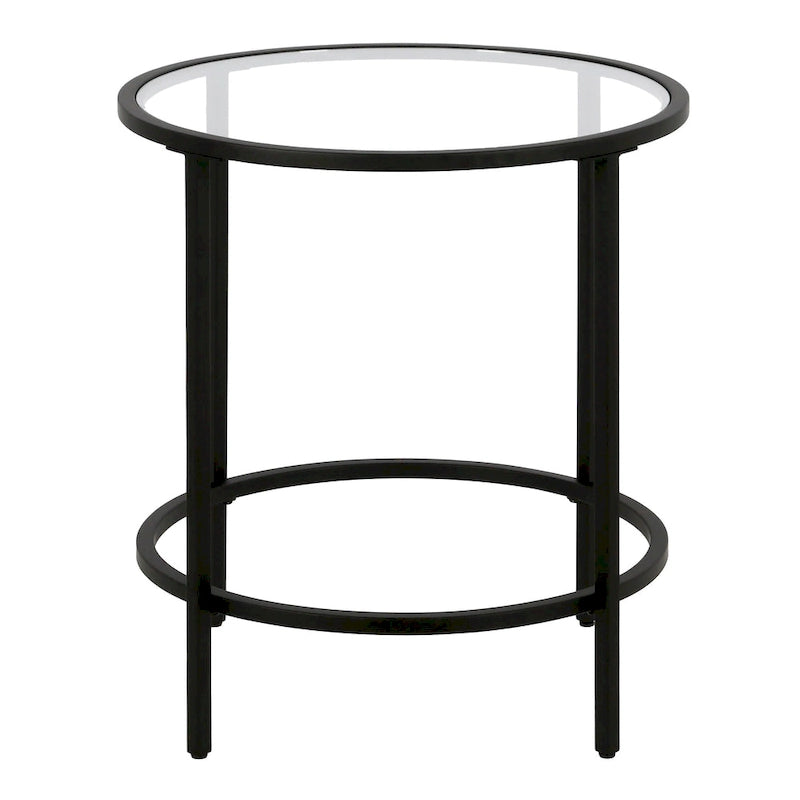 Round Glass Side Table