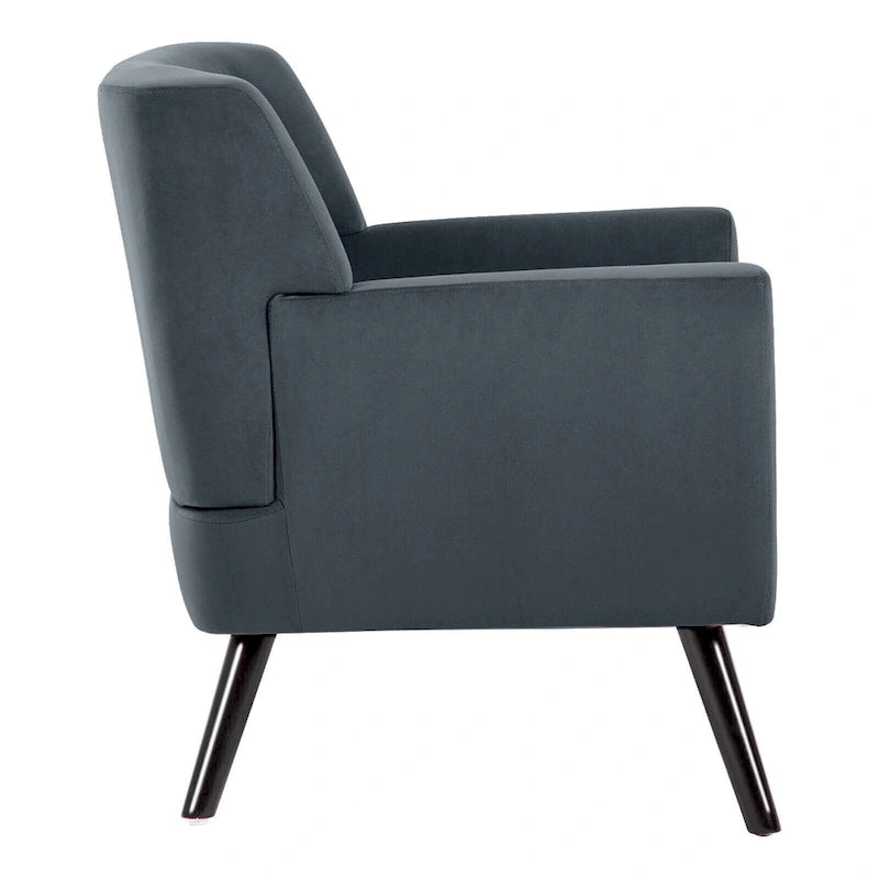 Velvet Tufted Accent Armchair