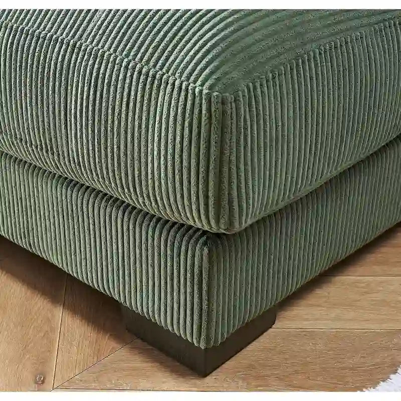 Corduroy Upholstered Chaise Lounge Chair