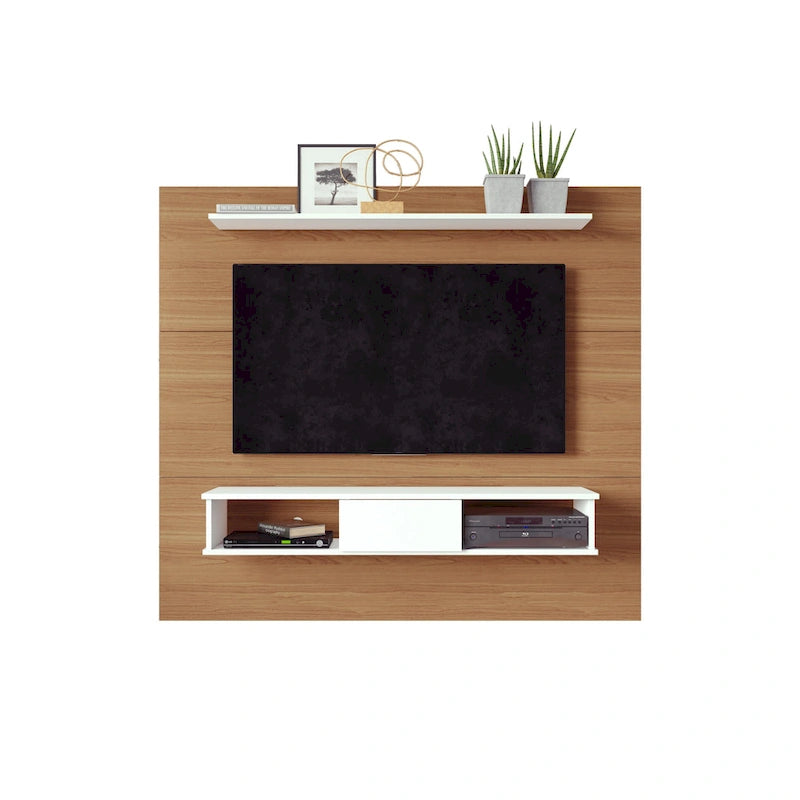 Mid-Century 2-Shelf Engineered Wood TV Stand for TVs up to 70 Inches
