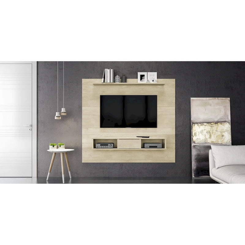 Mid-Century 2-Shelf Engineered Wood TV Stand for TVs up to 70 Inches