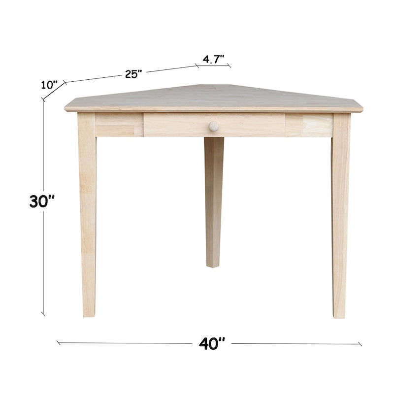 Corner Computer Desk with Drawer