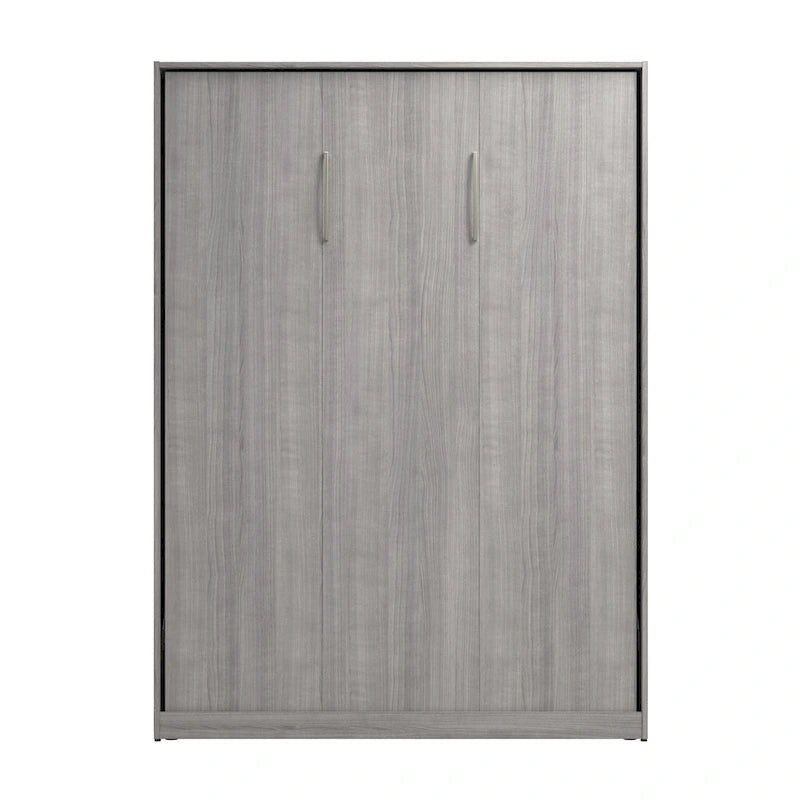 Space-Saving Full Murphy Bed with Cabinet