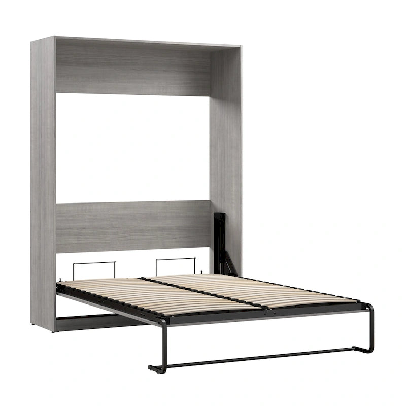 Space-Saving Full Murphy Bed with Cabinet