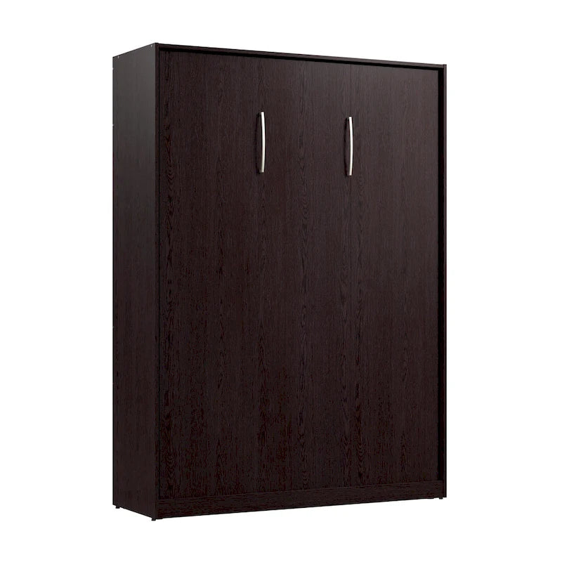 Space-Saving Full Murphy Bed with Cabinet