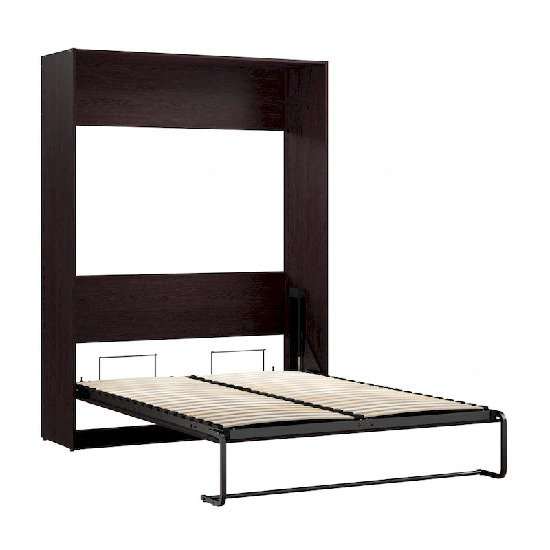 Space-Saving Full Murphy Bed with Cabinet