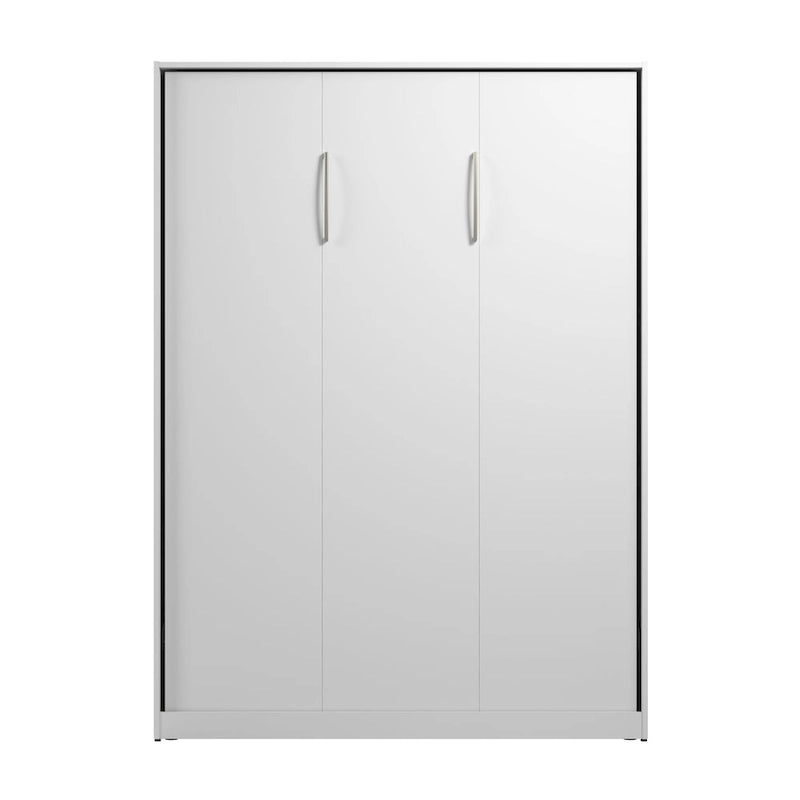 Space-Saving Full Murphy Bed with Cabinet