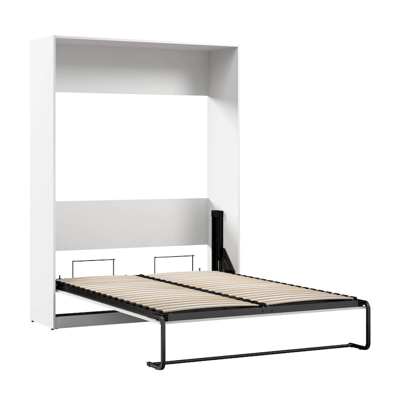 Space-Saving Full Murphy Bed with Cabinet
