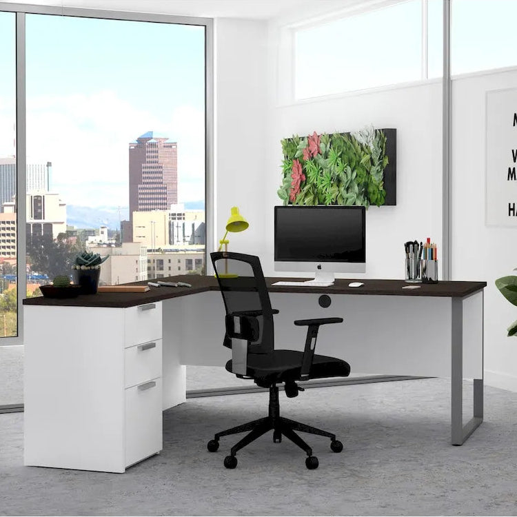 Bestar Pro-Concept Plus L-shaped Office Desk