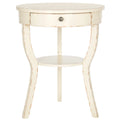 French Country End Table with Drawer, 22 x 22 x 30.3 in