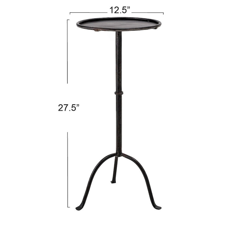 Runder Martini-Beistelltisch aus Metall