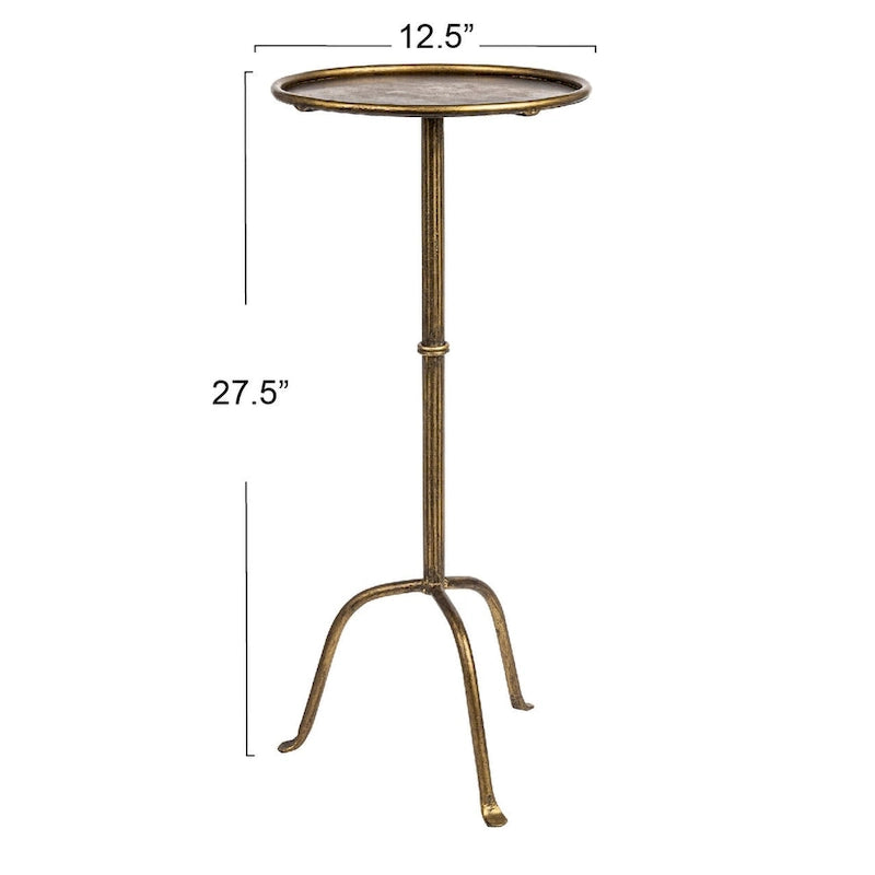 Runder Martini-Beistelltisch aus Metall