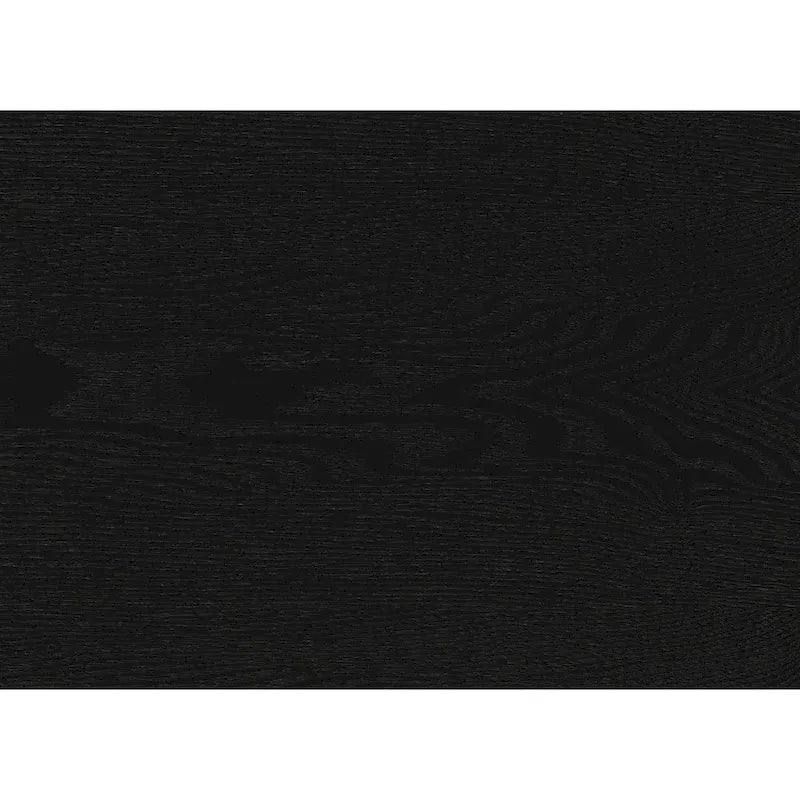 36 Inch Counter Height Table, 4 Seater Square Top, Black Solid Wood