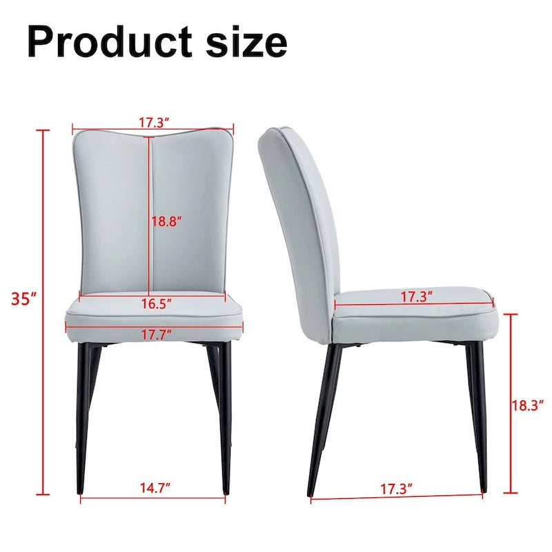 Modern PU Leather Dining Chair
