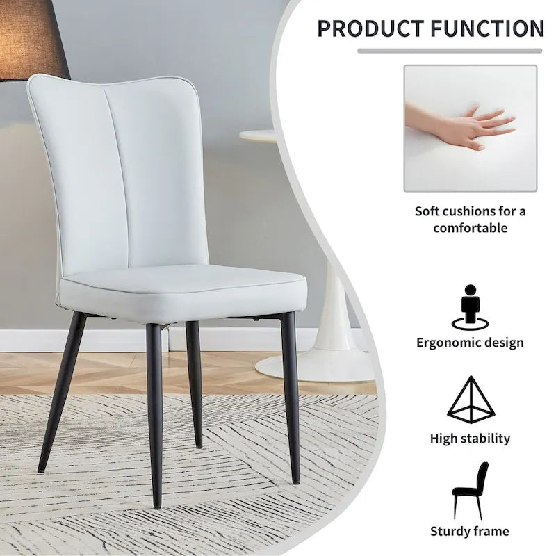 Modern PU Leather Dining Chair