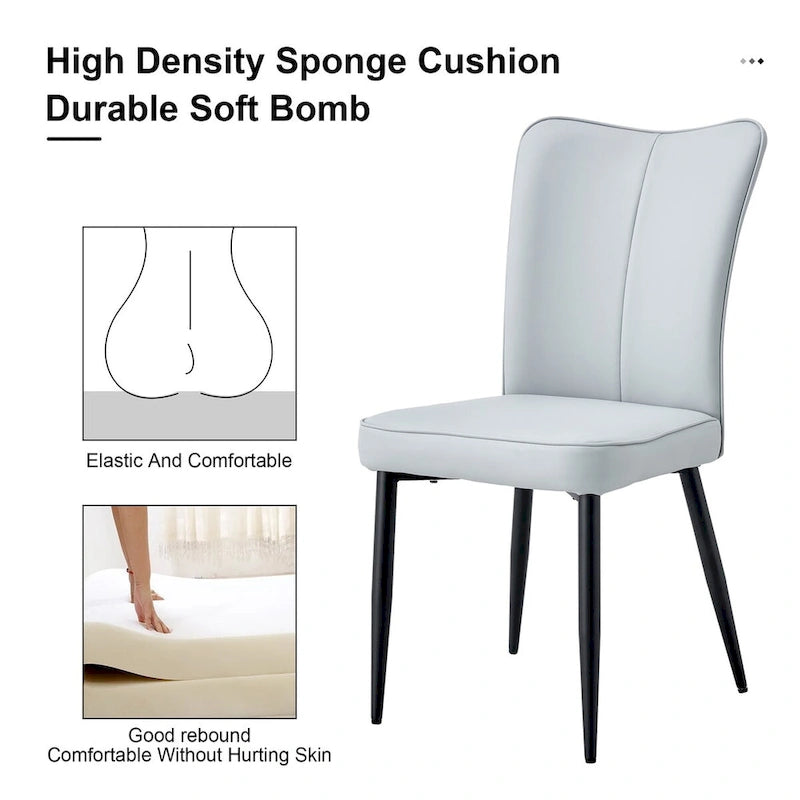 Modern PU Leather Dining Chair